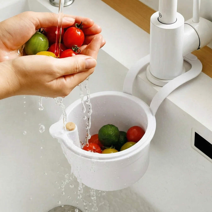 Drip Basket for Hanging | Faucet-Mounted Sink Colander