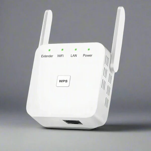 Dual-Band WiFi Range Extender 1000ft WPS Plug-In Booster