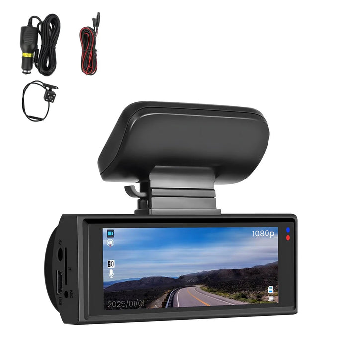 Dual Dashboard Camera For Car - Front &amp; Rear In Car 0