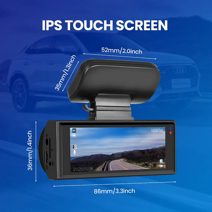 Dual Dashboard Camera For Car - Front &amp; Rear In Car 4
