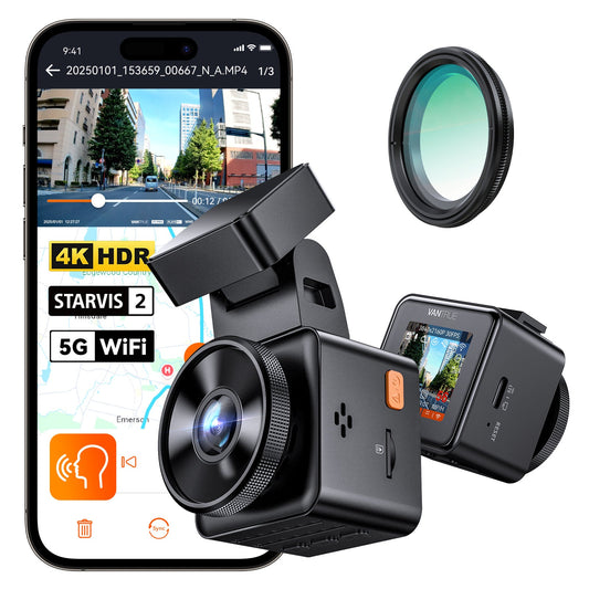 E1 Pro | 4K Dash Cam for Car with Enhanced Night Vision | Compact Safety Monitor for Your Vehicle 1