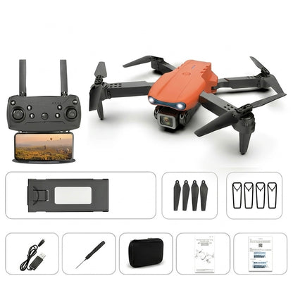 Aerial Vision | Foldable Mini Drone with Dual Camera | Optical Flow | Beginner-Friendly | Under 250g