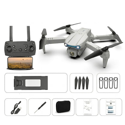 Aerial Vision | Foldable Mini Drone with Dual Camera | Optical Flow | Beginner-Friendly | Under 250g