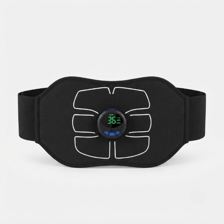 EMS Abdominal Belt | Six Modes, Water-Activated Pads