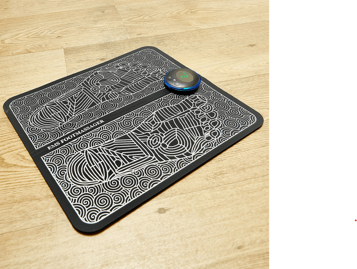 EMS Foot Massage Mat | 9 Adjustable Intensity Modes | USB Rechargeable for Circulation, Muscle Recovery and Stress Relief