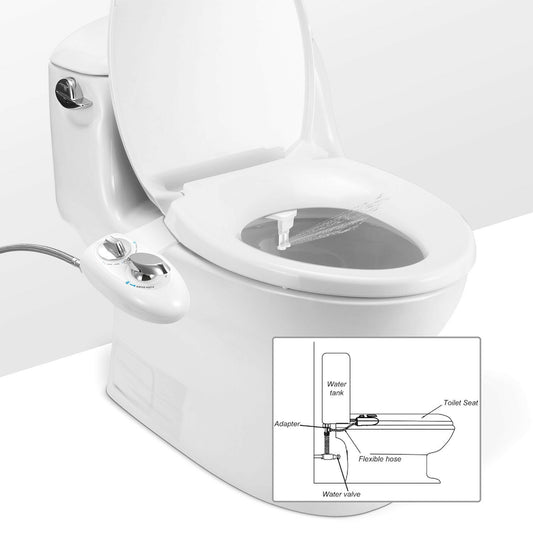 EcoClean | Cold Water Bidet Toilet with Self-Cleaning Nozzle | Portable Bidet Sprayer for Enhanced Hygiene 1