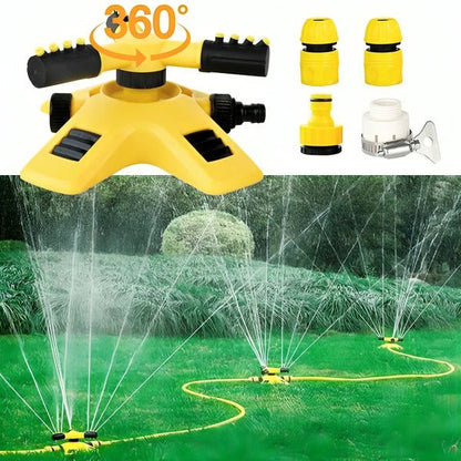 Effortless Garden Sprinkler System | 360° Rotating Water Sprinkler for Efficient Lawn Coverage 2