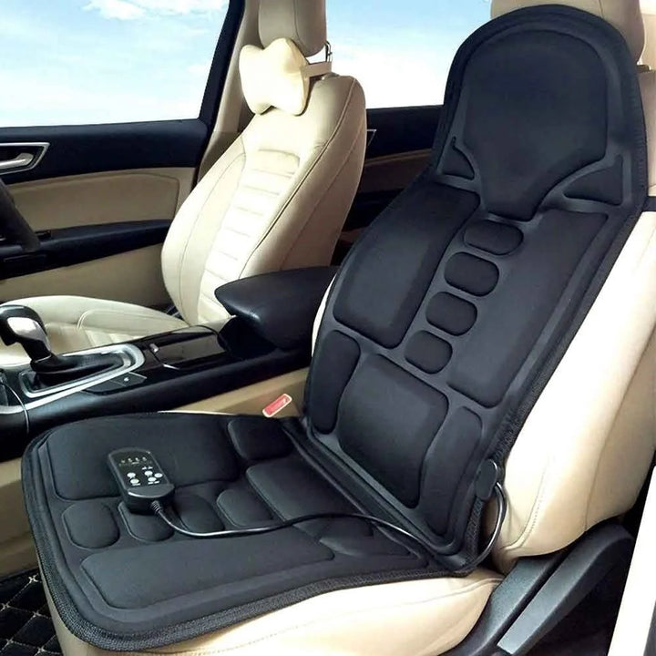Eight-Mode Vibration Massage Seat Cushion with Heat for Home and Car 0