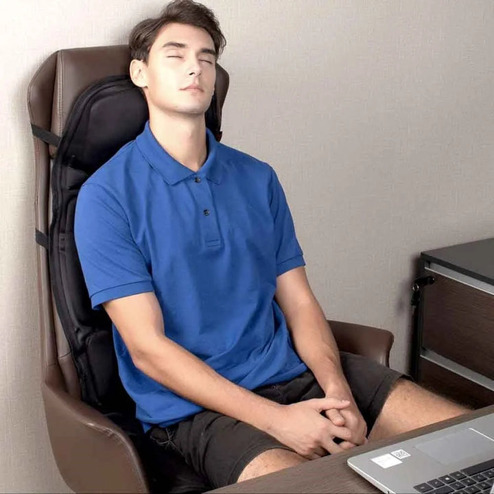 Eight-Mode Vibration Massage Seat Cushion with Heat for Home and Car 7
