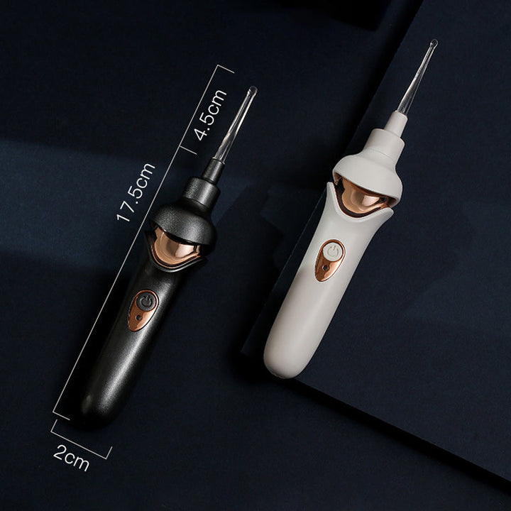 Electric Earwax Remover Tool | 5 Interchangeable Silicone Tips | USB Rechargeable, Gentle Noiseless Ear Cleaning
