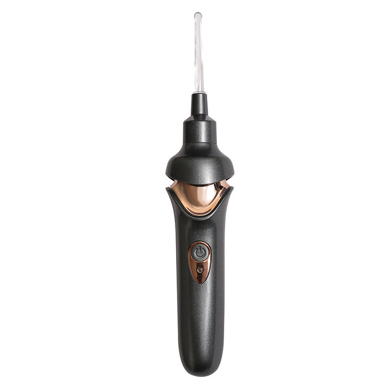 Electric Earwax Remover Tool | 5 Interchangeable Silicone Tips | USB Rechargeable, Gentle Noiseless Ear Cleaning