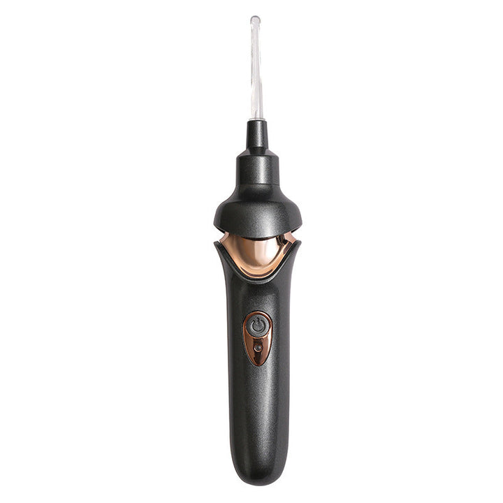Electric Earwax Remover Tool | 5 Interchangeable Silicone Tips | USB Rechargeable, Gentle Noiseless Ear Cleaning