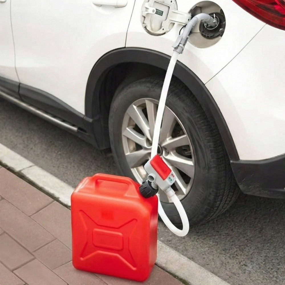 Electric Fuel Transfer Pump | Self-Priming Motor & 3 Conversion Joints | Battery-Powered for Fast, Spill-Free Transfers