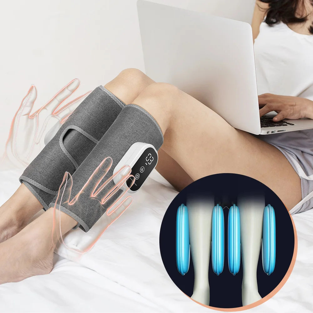 Electric Leg Massager | Wireless Air Compression Calf Wrap