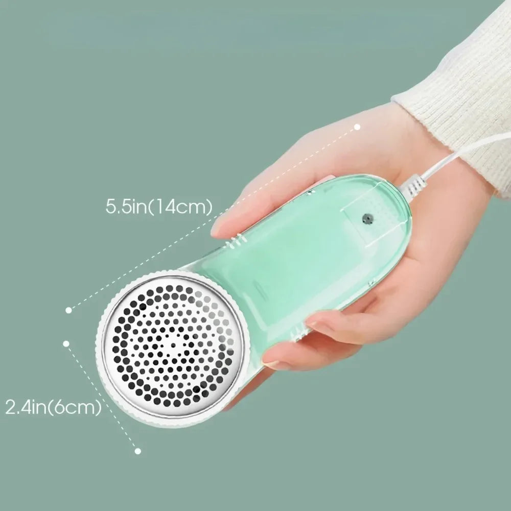 Electric Lint Remover for Clothes | 10,000 RPM Motor, Stainless Steel Blade &amp; 3-Hole Design | Removes Pet Hair &amp; Fuzz Fast
