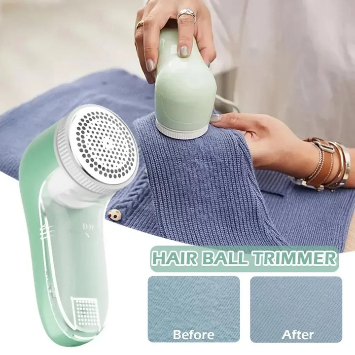 Electric Lint Remover for Clothes | 10,000 RPM Motor, Stainless Steel Blade &amp; 3-Hole Design | Removes Pet Hair &amp; Fuzz Fast