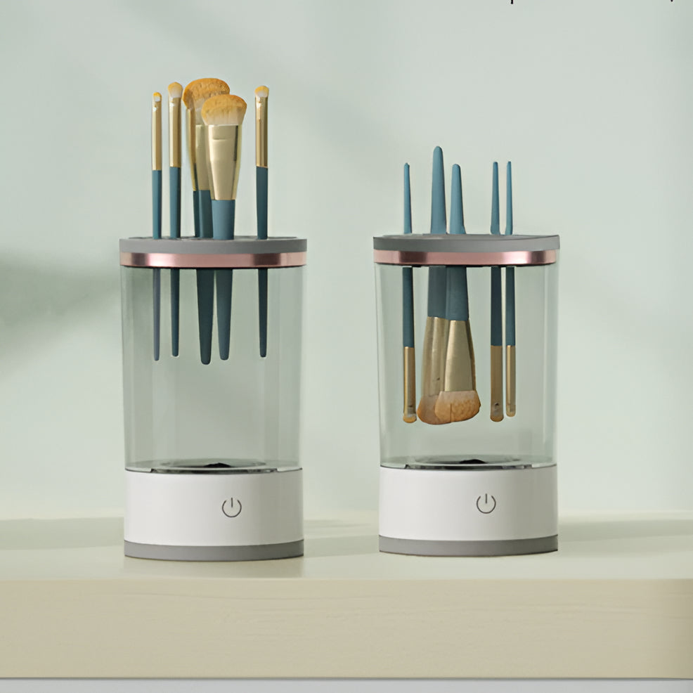 Electric Makeup Brush Cleaner Machine | UV Sterilisation, Automatic &amp; Handheld Modes | Deep Cleans Without Damaging Bristles