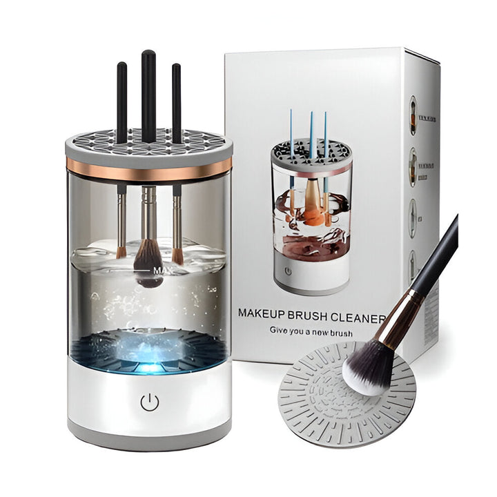 Electric Makeup Brush Cleaner Machine | UV Sterilisation, Automatic &amp; Handheld Modes | Deep Cleans Without Damaging Bristles
