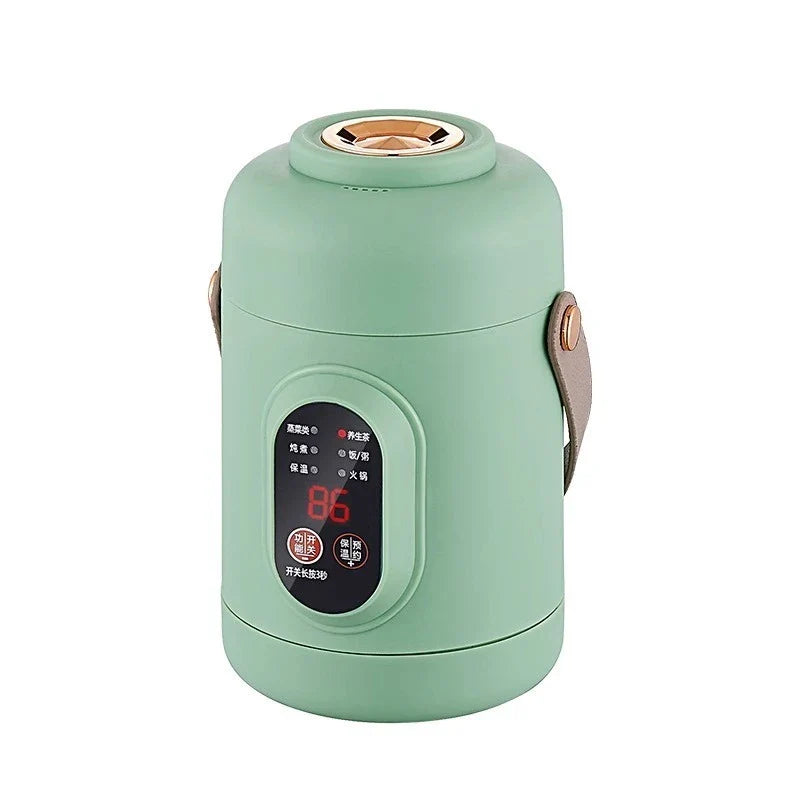 Electric Mini Cooker | 1L | Smart Timer | Compact | Soups, Stews & Rice