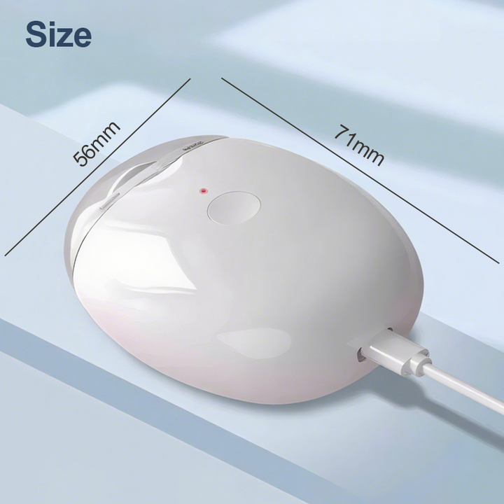 Electric Nail File for Women | Automatic 360° Filing, 3 Speed Settings &amp; LED Light | Quiet Rechargeable Design