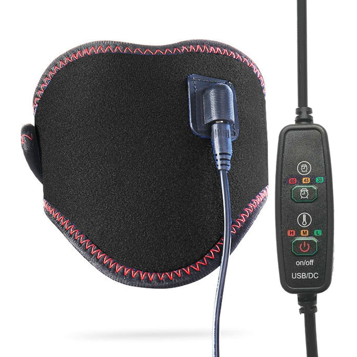 Electric Neck Heating Pad | USB Heated Wrap | 3 Heat Levels &amp; Timer Settings