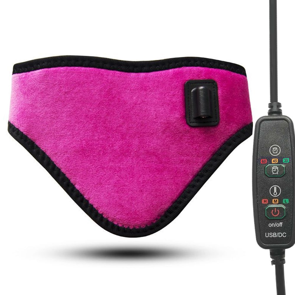 Electric Neck Heating Pad | USB Heated Wrap | 3 Heat Levels &amp; Timer Settings