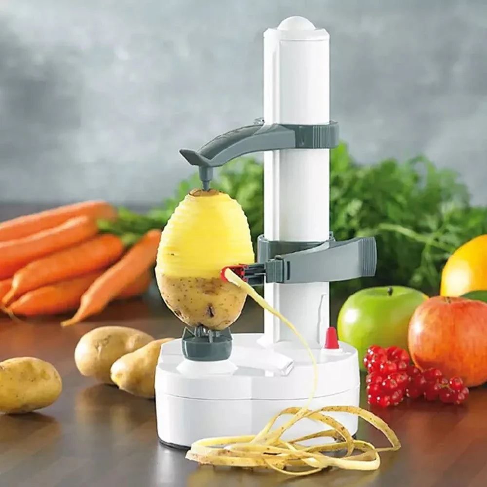 Electric Potato Peeler Automatic | Powerful Motor, Automatic Shut-Off | Fast, Consistent Peeling for Large Batches