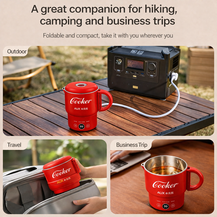 Electric Foldable Travel Kettle – Multifunctional for On the Go 7