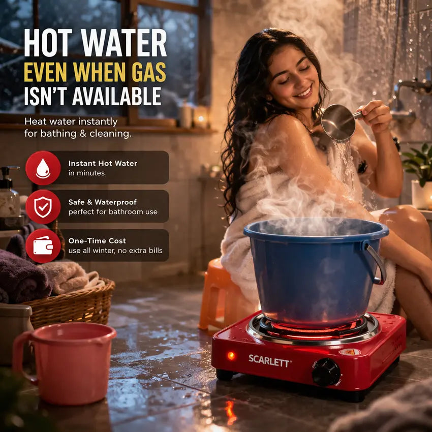 Electric Hot Plate Portable Compact 1000 W Flameless with Any Cookware 12