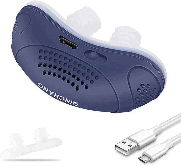 Electronic Anti-Snoring Nose Clip | Silicone | USB Rechargeable | Hoseless | Quiet | Portable