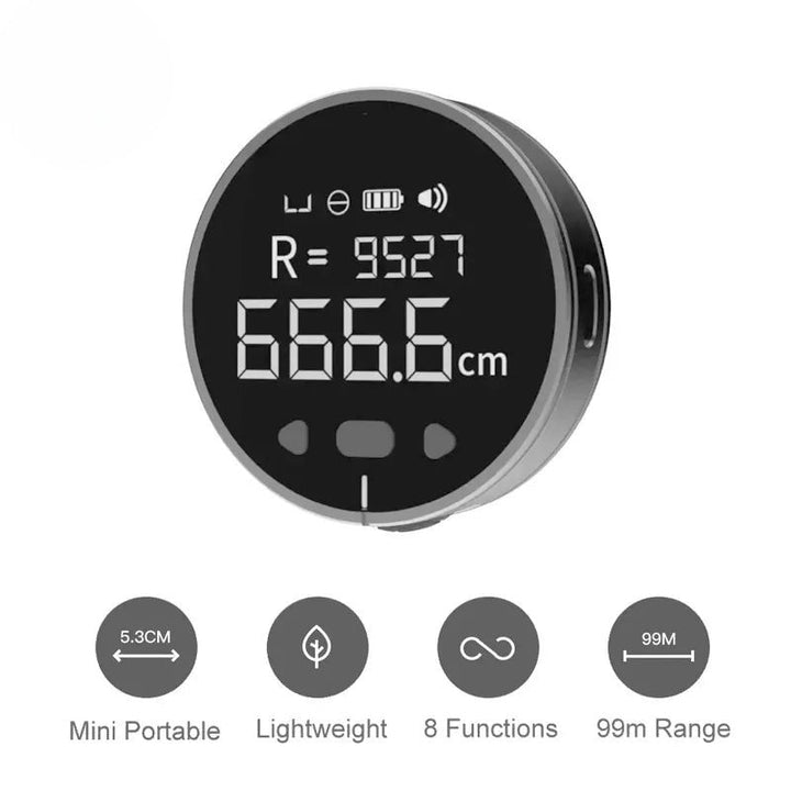 Electronic Ruler | Digital Rolling Measuring Tool with HD Display