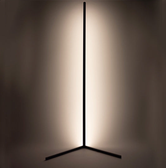 Elegant Floor Lamp | Modern Black Standing Lamp with Remote Control | Stylish Lighting for Living Room 0