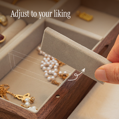 Elegant Wooden Jewelry Box with Velvet Lining | Stylish Organizer for Precious Accessories 2