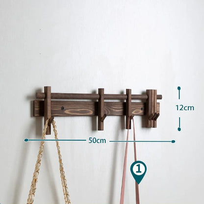 Elegant | Wall Mounted Coat Rack with Removable Hooks | Space-Saving Organizer for Home Decor 10