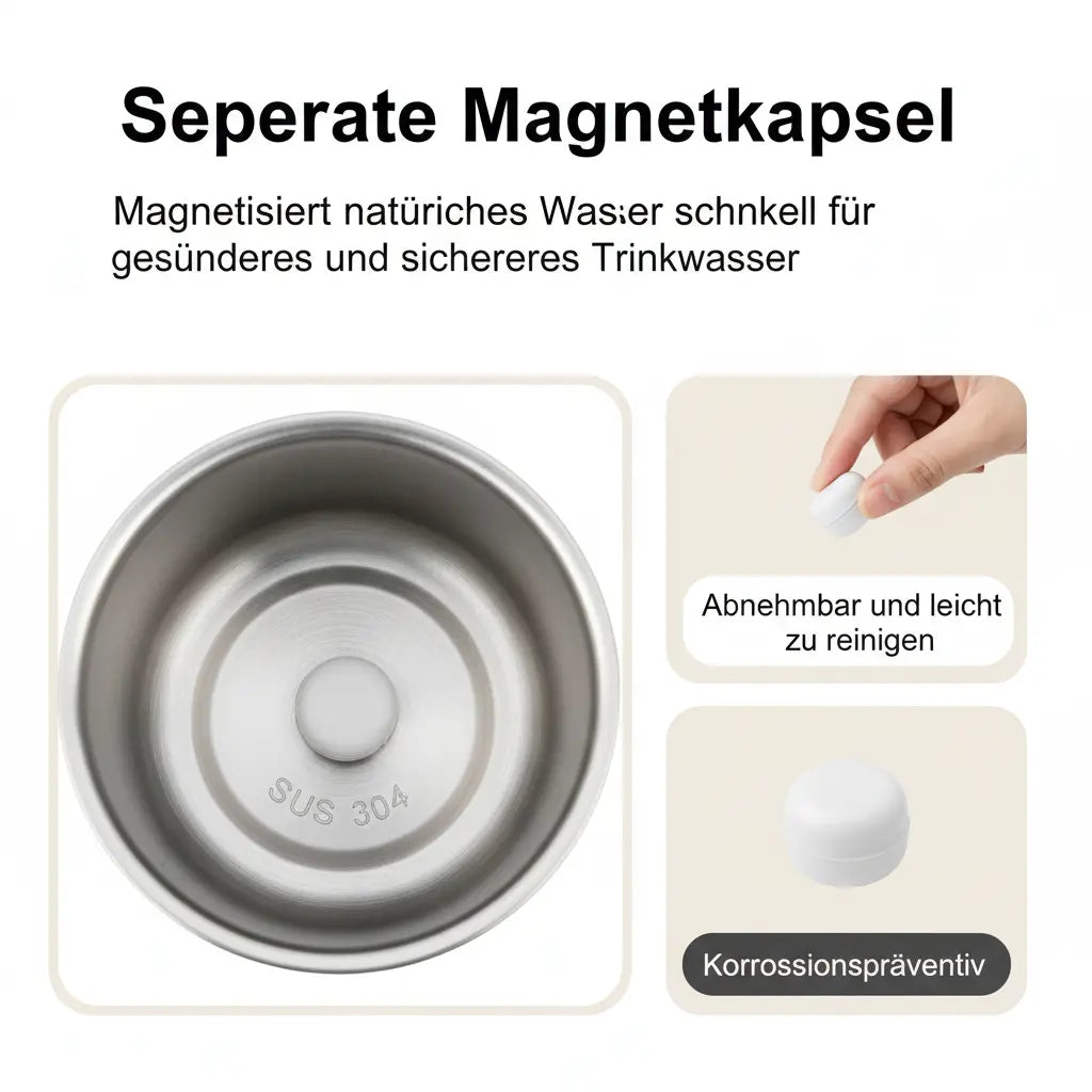 Elektrische selbst­rührende Kaffeetasse mit Display Zorenza
