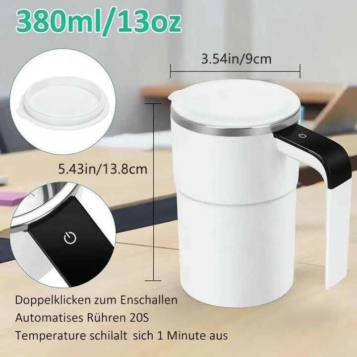 Elektrische selbst­rührende Kaffeetasse mit Display Zorenza