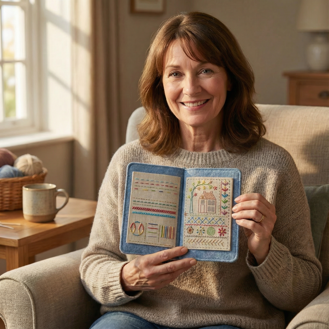 Embroidery Book Set – Learn 106 Stitches Step by Step 1