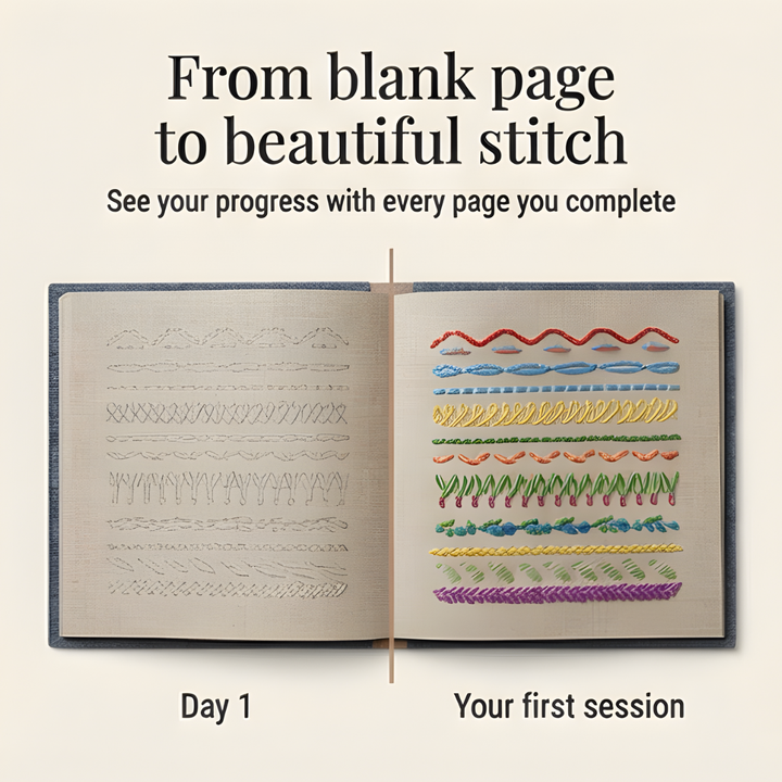 Embroidery Book Set – Learn 106 Stitches Step by Step 5
