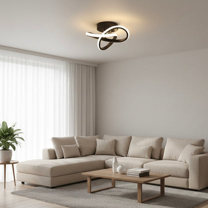 Stylish Luminous LED ceiling lamp with high-quality aluminum housing and sleek minimalist design for modern interiors