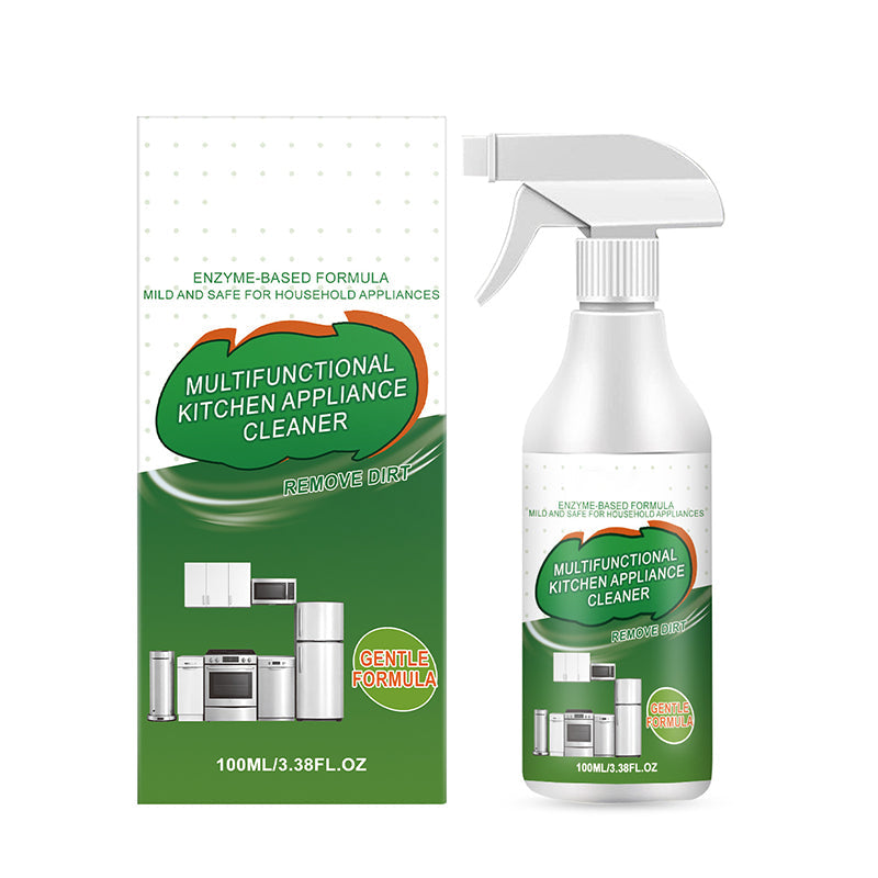 Enzyme Cleaning Spray 100 ml | Grease Remover for Kitchen Surfaces | Eco-Friendly Formula Safe for Steel, Glass &amp; Wood