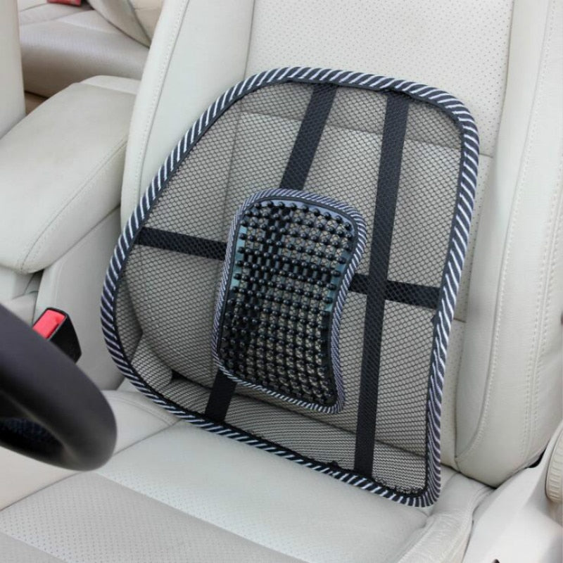 Ergonomic Lumbar Support Cushion, Mesh | Breathable Support for Chair, Car and Home