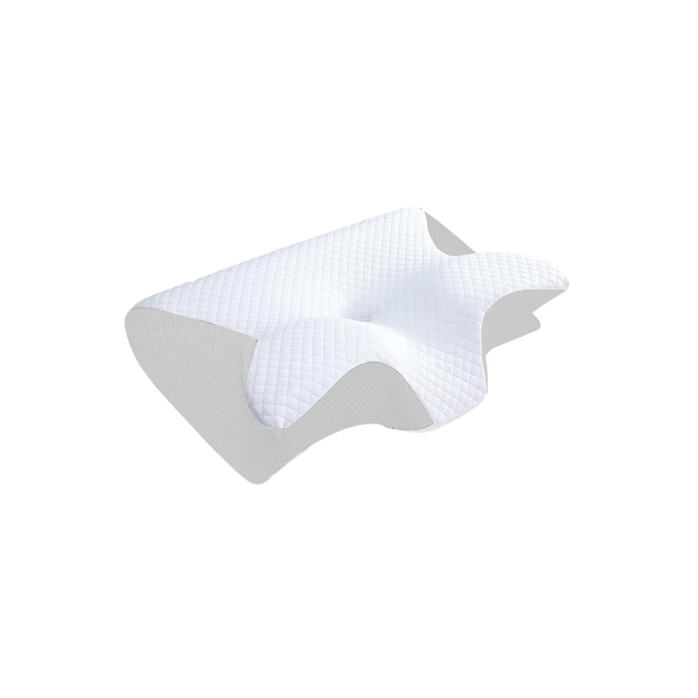 Ergonomic Memory Foam Pillow | Dual-Sided Neck Support | Side, Back & Stomach Sleepers | Washable Cover