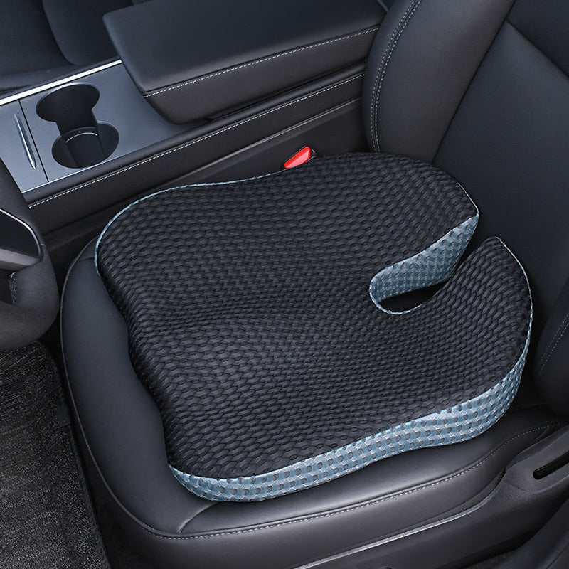 Ergonomic Triangular Car Seat Cushion | Memory Foam Support Design