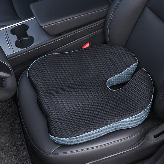 Ergonomic Triangular Car Seat Cushion | Memory Foam Support Design