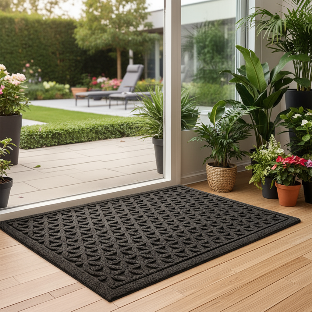 Essential Home Doormat | Water-Absorbent &amp; Anti-Slip Outdoor Mat