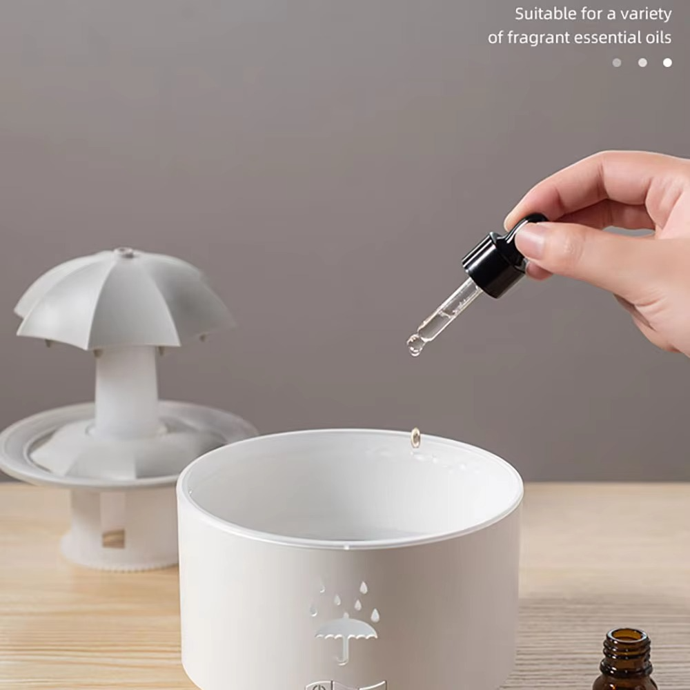 Essential Oil Diffuser BPA-Free | Remote-Controlled Umbrella Design with Timer | Ultrasonic Mist for 200 sq ft Rooms