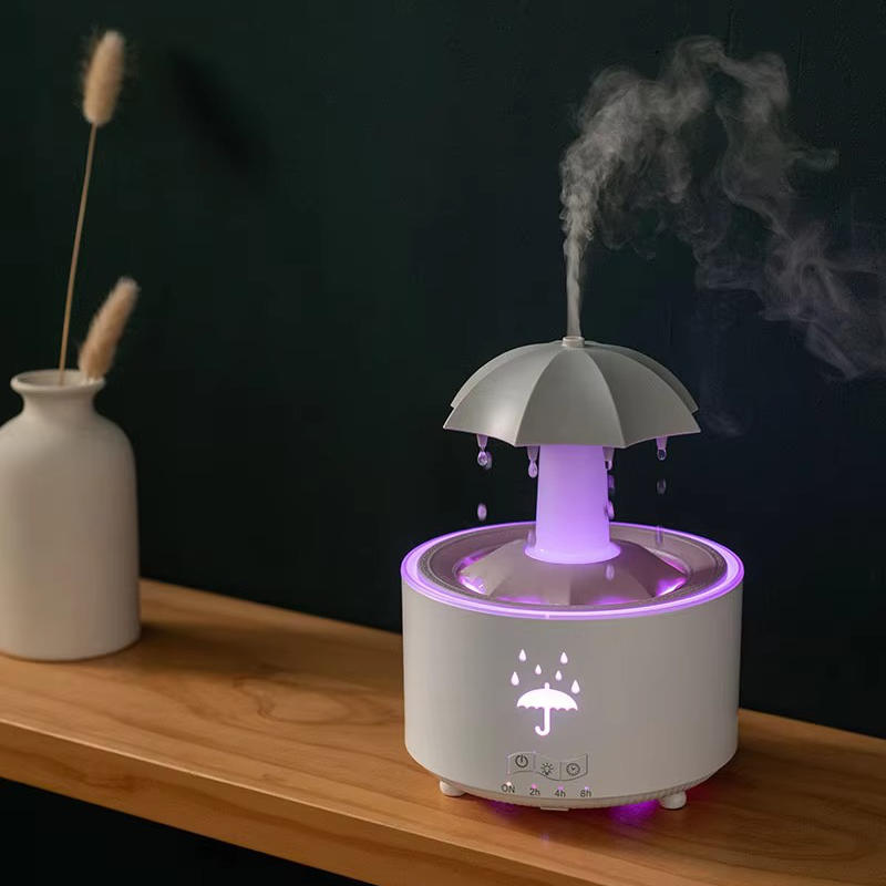 Essential Oil Diffuser BPA-Free | Remote-Controlled Umbrella Design with Timer | Ultrasonic Mist for 200 sq ft Rooms