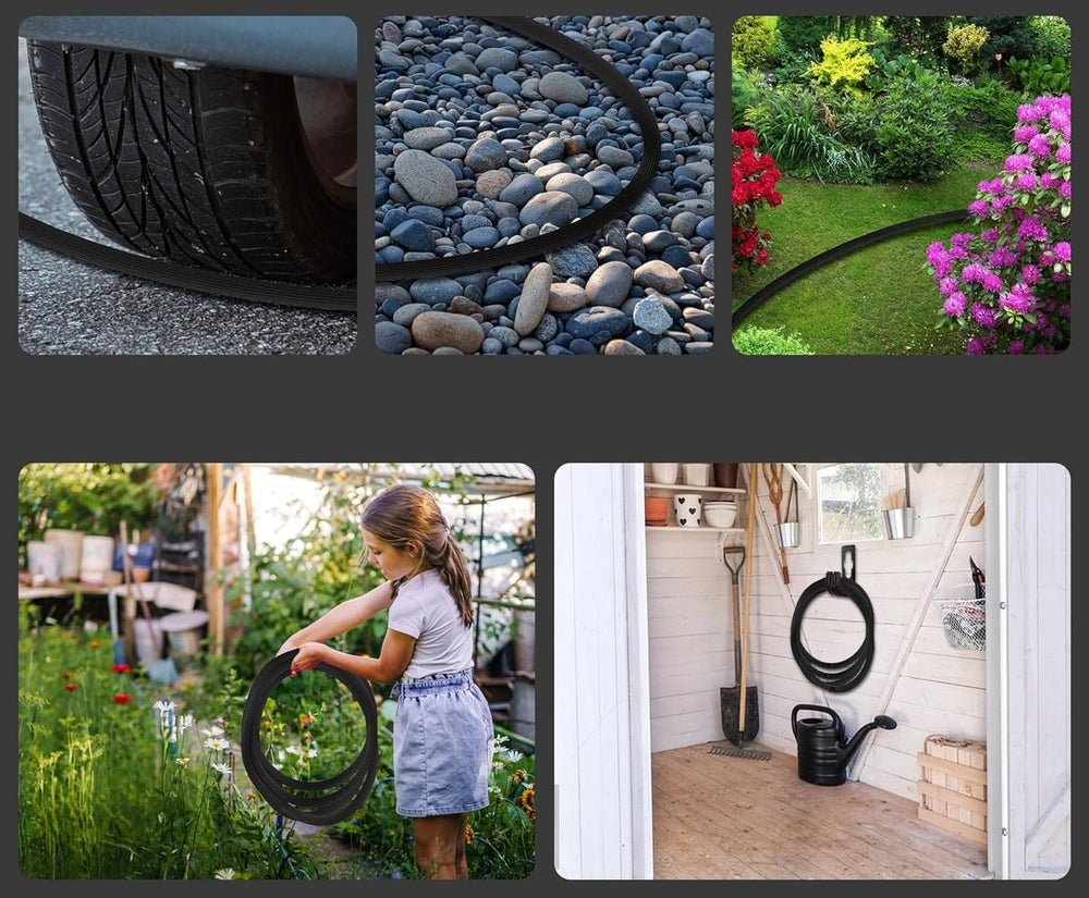 Expandable Garden Hose | 7.6m–19m | 10 Spray Modes | Brass Connectors | Tangle-Free | 1.04kg