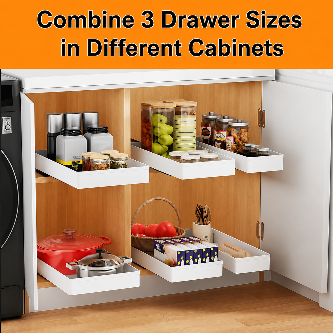 Extendable Cabinet Organizer | Pull Out Cupboard Tray
