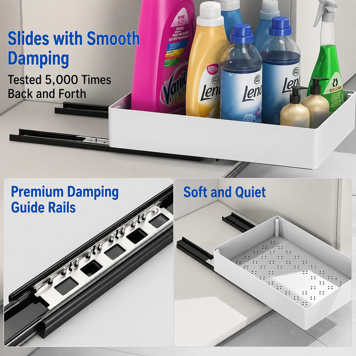 Extendable Cabinet Organizer | Pull Out Cupboard Tray